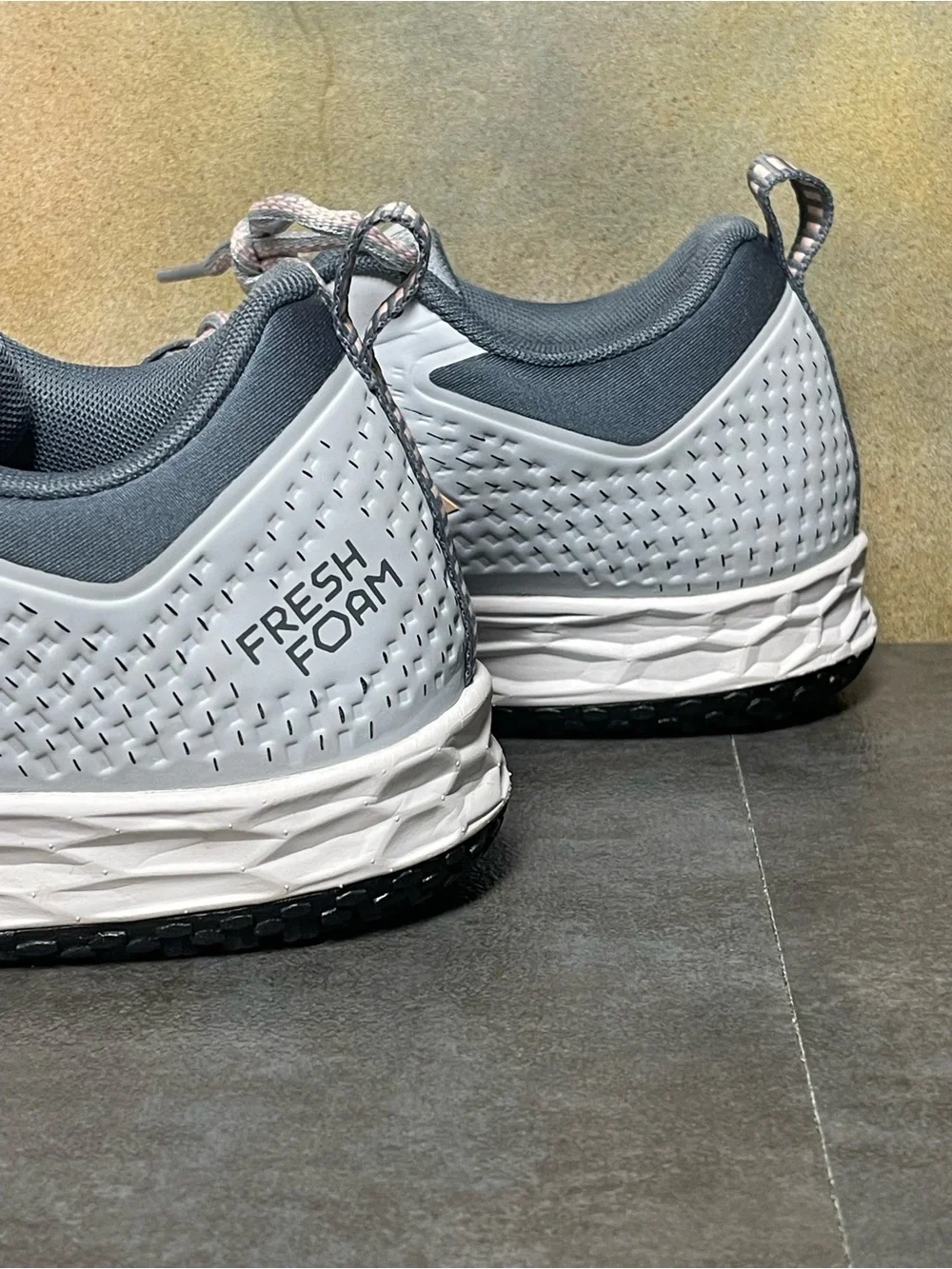 New Balance 806 Industrial Women's Wide Work Sneakers WID806P1 Grey Fox Sz 7.5D